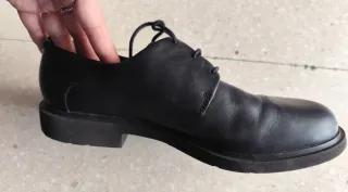 Zapatos Camper Mujer con cordones Negros