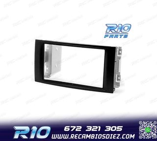 MARCO NEGRO RADIO 2-DIN PARA VOLKSWAGEN VW TOUAREG 02-10 T5