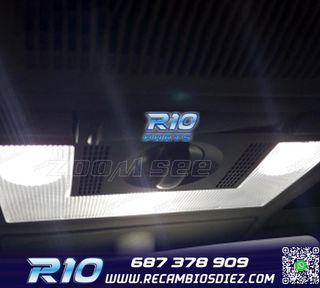 KIT 13 BOMBILLAS LED INTERIOR PARA SEAT LEON MK2 1 P 1P1 05-