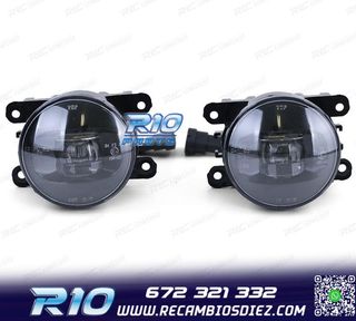 FAROS ANTINIEBLA VARIOS MODELOS LED NEGRO AHUMADO