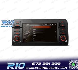 RADIO NAVEGADOR 7" PARA BMW SERIE 3 E46 98-06 USB GPS TACTIL
