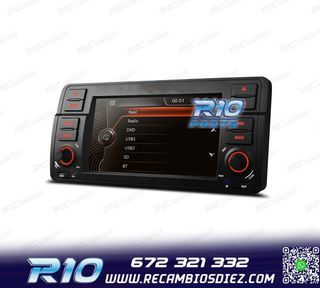 RADIO NAVEGADOR 7" PARA BMW SERIE 3 E46 98-06 USB GPS TACTIL