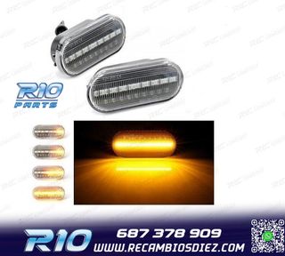 INTERMITENTES LATERALES PARA SEAT LEON II 05-12 CON LED DINA