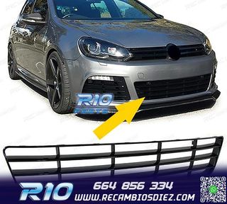 REJILLA PARAGOLPES VOLKSWAGEN VW GOLF 6 5K1 09-13 R20 NEGRO