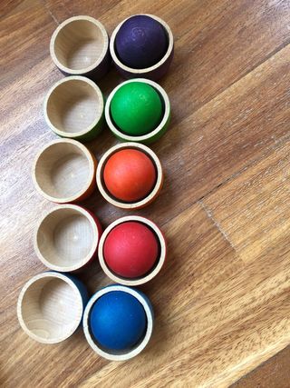 Juego Grapat Bolas y Cuencos