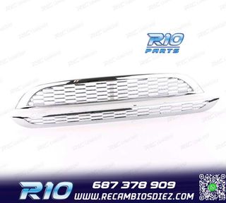 PARRILLA MINI COOPER R50 R53 01-06 S TYPE CROMADA