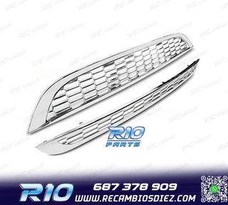 PARRILLA MINI COOPER R50 R53 01-06 S TYPE CROMADA