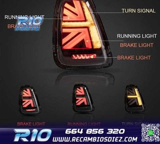 PILOTOS LED MINI COOPER R56 R57 07-14 ROJO