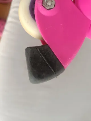 Patines rosas y morados para niña talla 26-28