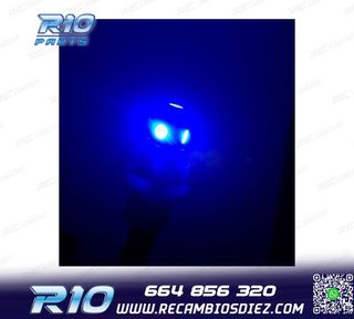 BOMBILLA LED AZUL W5W T10