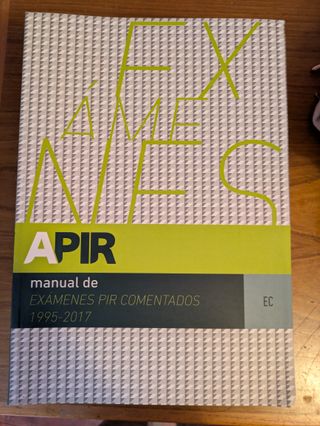Libros PIR nuevos (excepto 1 algo subrayado)