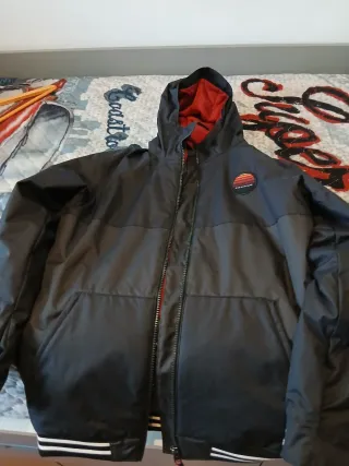 Chaqueta de nieve con capucha para 10-13 años 