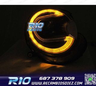FAROS XENON MINI COOPER 06-14 LED NEGRO