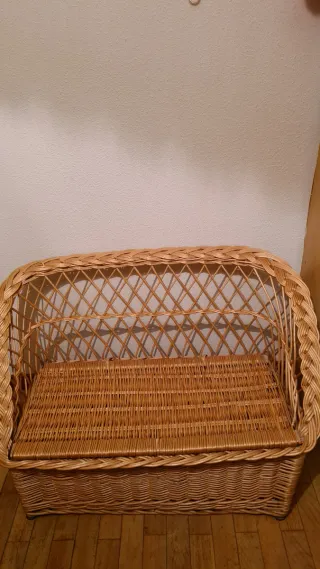 Sillón de mimbre