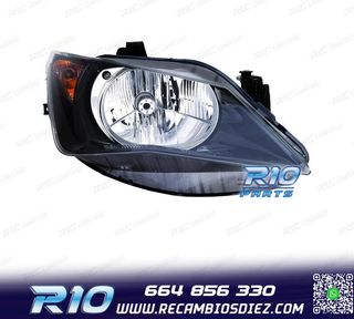 FARO DCH PARA SEAT IBIZA 12-15 FONDO NEGRO