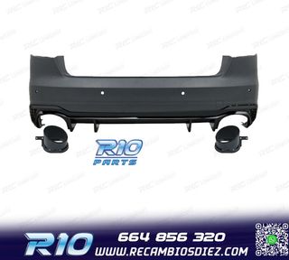 PARAGOLPES TRASERO AUDI A4 17-20 LOOK RS4