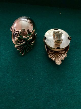 Pendientes vintage dorados