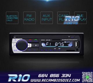 RADIO 1DIN BLUETOOTH MP3 USB SD AUX