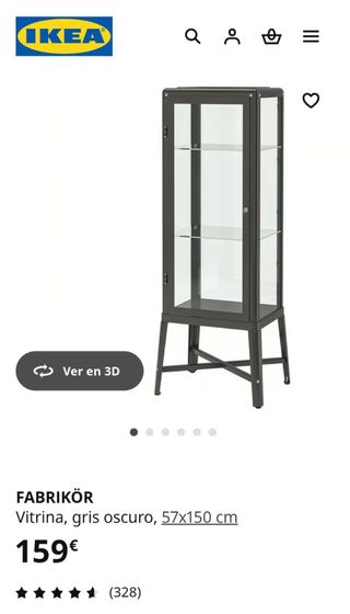 Vitrina Ikea beige