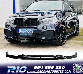 SPOILER LIP PARA BMW X5 F15 12-18 LOOK M PERFORMANCE NEGRO B
