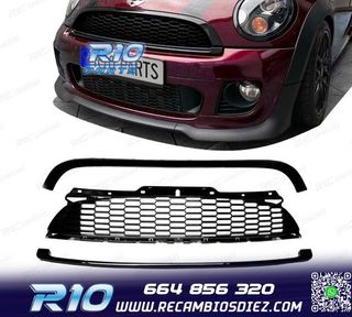 PARRILLA MINI COOPER R56 57 55 S JCW 06-14 NEGRO BRILLO