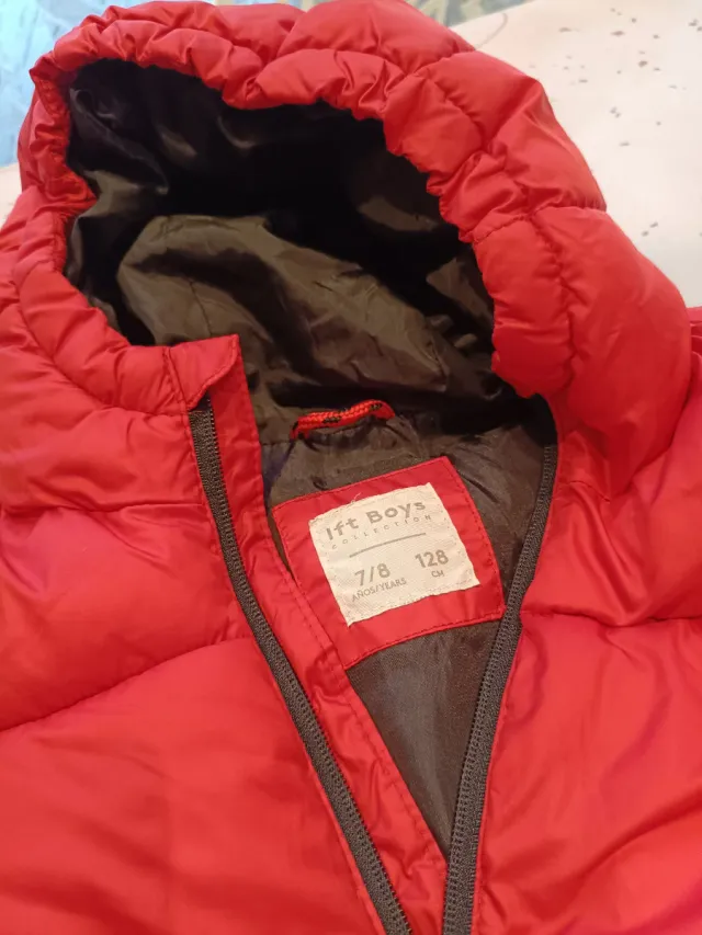Chaqueta, anorak, plumón de invierno niño 7-8 años