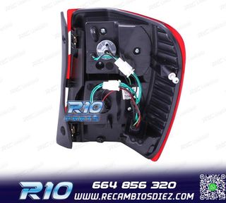 PILOTOS JEEP GRAND CHEROKEE 99-05 LED ROJO AHUMADO