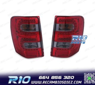 PILOTOS JEEP GRAND CHEROKEE 99-05 LED ROJO AHUMADO