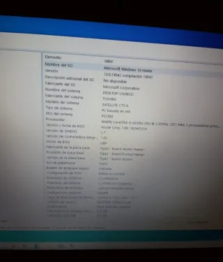 Notebook Toshiba Satellite Intel Core i5 17