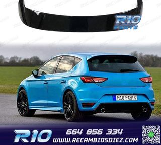 ALERON SPOILER SEAT LEON MK3 5P 13-20 NEGRO BRILLO
