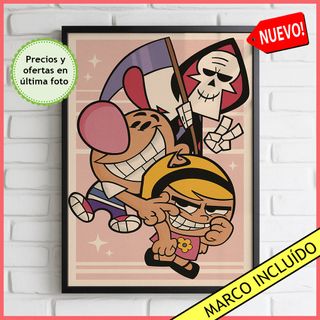 Cuadro Billy y Mandy Cartoon Network Poster Billy