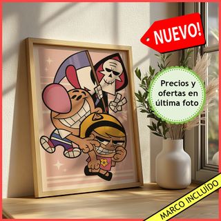 Cuadro Billy y Mandy Cartoon Network Poster Billy