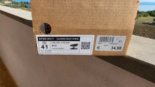 Sandalo tipo (Birkenstock) nero e marrone, nuovo.