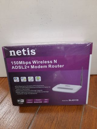 Router Modem ADSL2+ Netis DL4311D Wireless N 150Mb