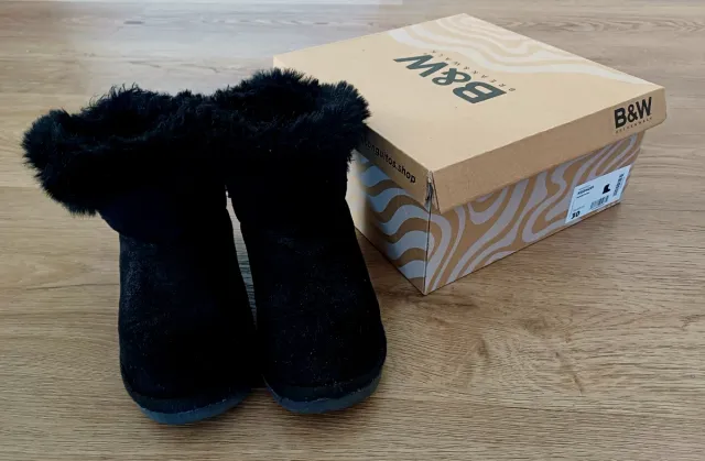 Botas niña Conguitos negras con pelo