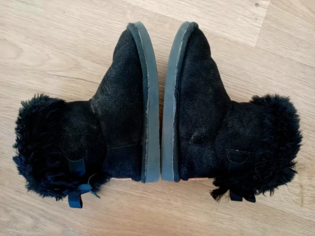 Botas niña Conguitos negras con pelo
