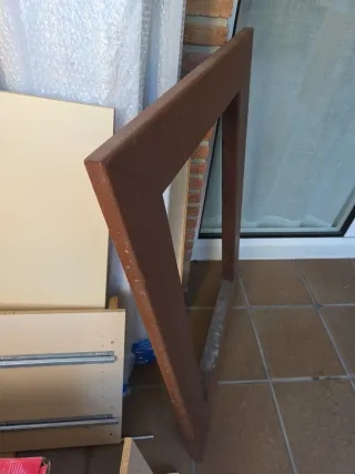 Embellecedor de chimenea metal oxidado muy bonito