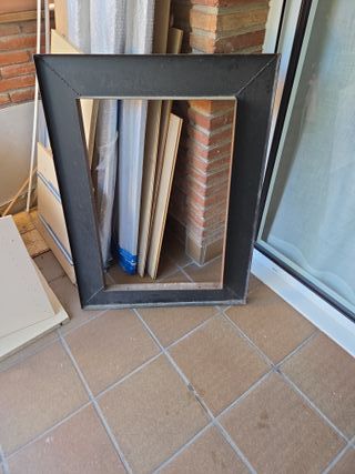 Embellecedor de chimenea metal oxidado muy bonito