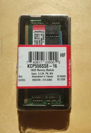 16GB Kingston DDR5 SODDIM RAM Nuevo