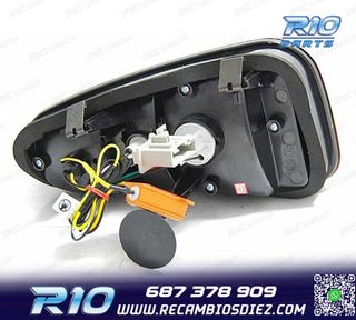 PILOTOS MINI COOPER R50 R52 R53 04-06 LED ROJO AHUMADO
