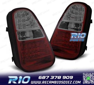 PILOTOS MINI COOPER R50 R52 R53 04-06 LED ROJO AHUMADO