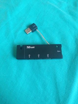 Hub USB 4 Puertos Trust 2.0 mini hub-15005
