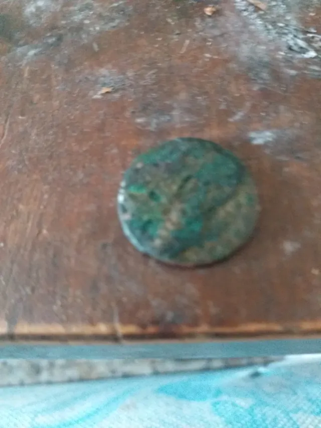 Moneda Romana Antigua Oxidada