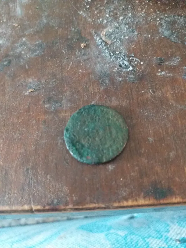 Moneda Romana Antigua Oxidada