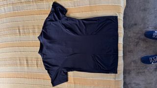 Maillot Ciclismo B-Twin Negro Media Cremallera