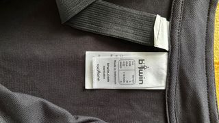 Maillot Ciclismo B-Twin Negro Media Cremallera