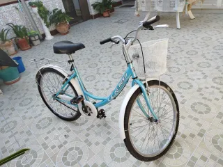 Bicicleta Paseo Señora Azul