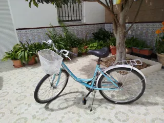 Bicicleta Paseo Señora Azul