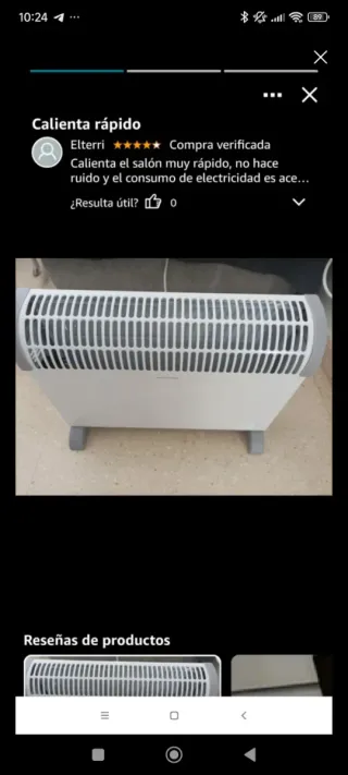 Convector bajo consumo