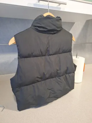 Chaleco acolchado Shein negro